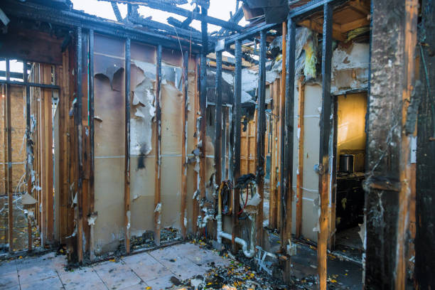 Professional Fire Damage Removal technician working in West Salem, WI
